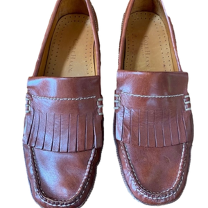 COLE HAAN Men’s Brown Leather Loafer Shoes